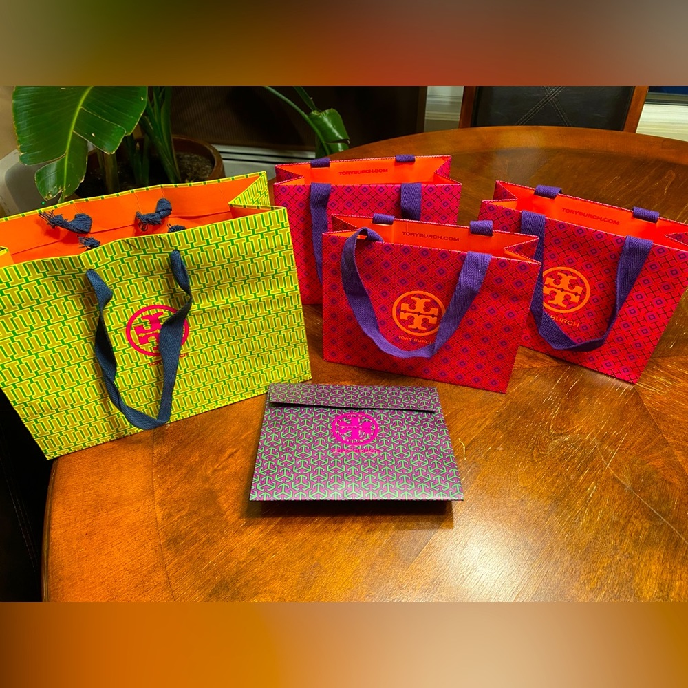 Tory Burch shopping bags
